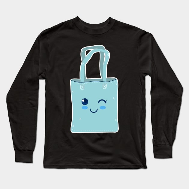 Cute smiley blue bay Long Sleeve T-Shirt by Cute-Treasure